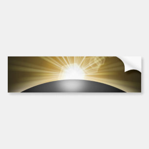 Sonnenaufgang-Sonnenuntergang-Planet Autoaufkleber