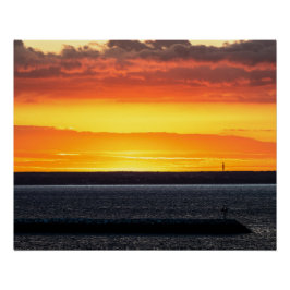 Sonnenaufgang & Sonnenuntergang  Poster