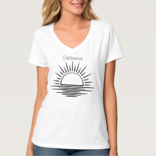 Sonnenaufgang/Sonnenuntergang Reflection Thunder_C T-Shirt