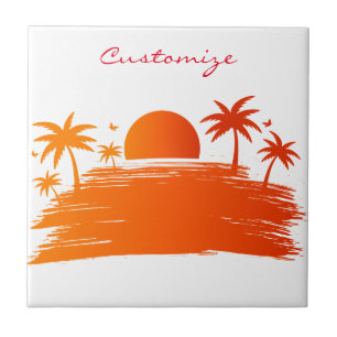 Sonnenaufgang Sonnenuntergang Thunder_Cove Fliese