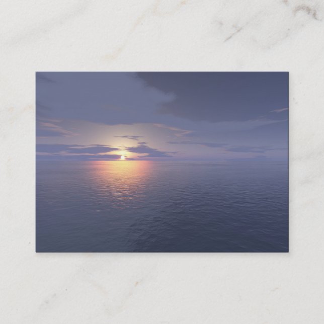 Sonnenaufgang/Sonnenuntergang Visitenkarte (Vorderseite)