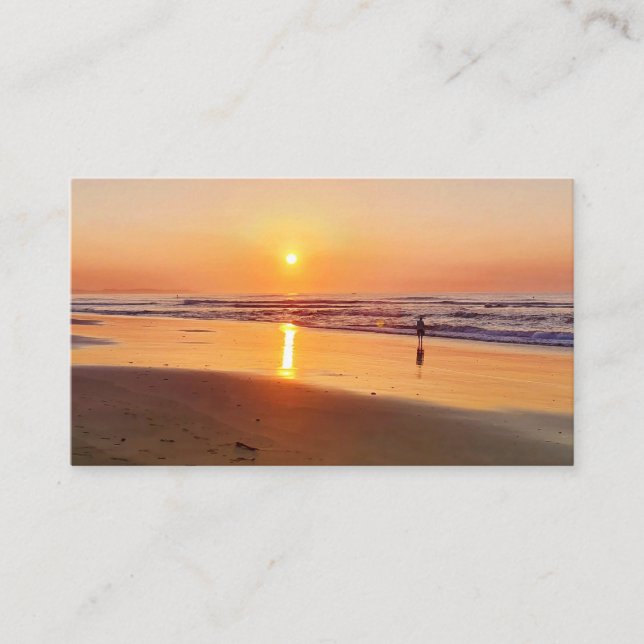 Sonnenaufgang/Sonnenuntergang Visitenkarte (Vorderseite)