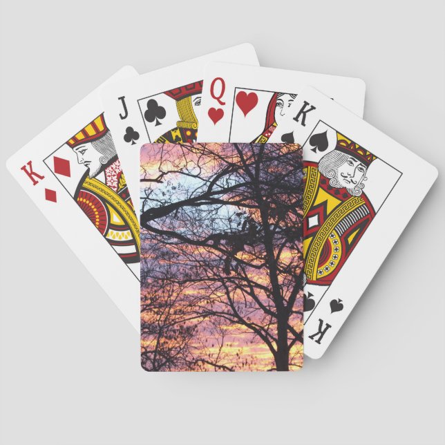Sonnenaufgang Spielkarten (Rückseite)