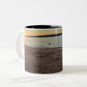 Sonnenaufgang Strand Kaffee Mugs Zweifarbige Tasse