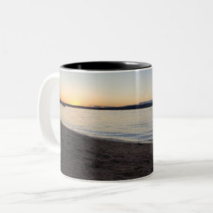 Sonnenaufgang Strand Kaffee Mugs Zweifarbige Tasse