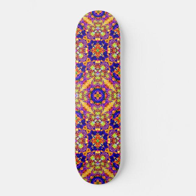 Sonnenaufgang Strandskateboard Skateboard (Vorderseite)