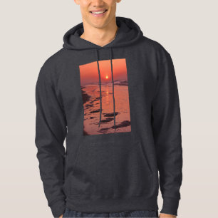 Sonnenaufgang, tiefe Flut. Hoodie