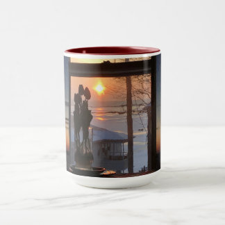 Sonnenaufgang, Tulips und Frostsee Tasse