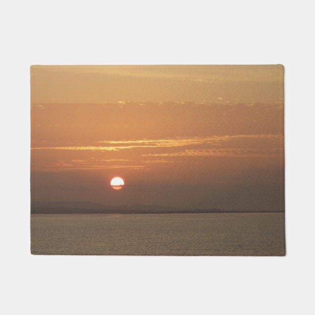 Sonnenaufgang über Aruba I Caribbean Seascape Fußmatte (Vorderseite)
