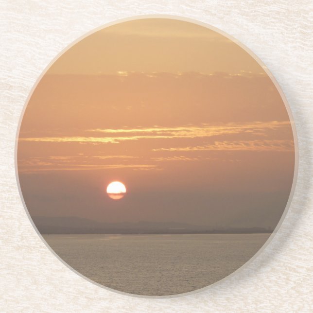 Sonnenaufgang über Aruba I Caribbean Seascape Getränkeuntersetzer (Vorne)