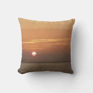 Sonnenaufgang über Aruba I Caribbean Seascape Kissen