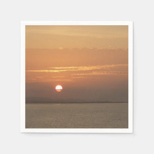 Sonnenaufgang über Aruba I Caribbean Seascape Serviette