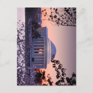 Sonnenaufgang über das Jefferson Memorial in DC Postkarte