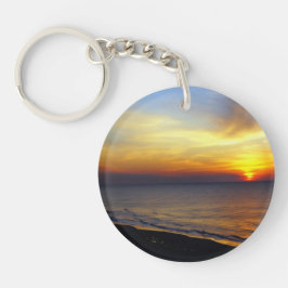 Sonnenaufgang über dem Atlantik Schlüsselanhänger