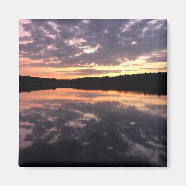 Sonnenaufgang über dem Bärensee Magnet (Vorne)