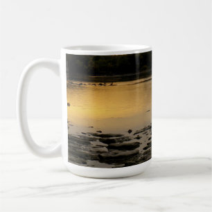 Sonnenaufgang über dem Fluss Maumme Kaffeetasse