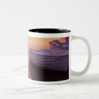Sonnenaufgang über dem Hafen von Stari Grad mit Fi