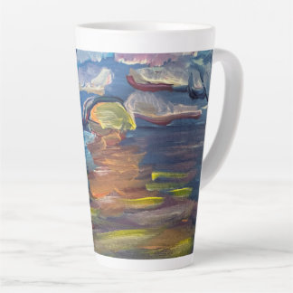 Sonnenaufgang über dem Lake Michigan Painting Latt Milchtasse