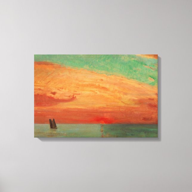 Sonnenaufgang über dem Ostsee (Asiatische Kunst) ( Leinwanddruck (Vorderseite)