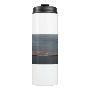 Sonnenaufgang über dem schwedischen Archipel..JPG Thermosbecher
