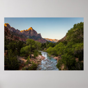 Sonnenaufgang über dem Watchman Poster