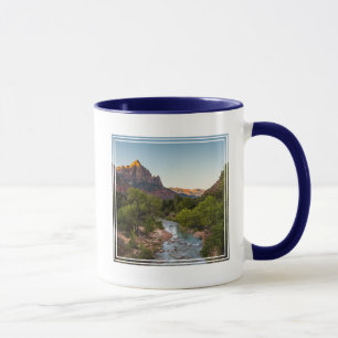 Sonnenaufgang über dem Watchman Tasse