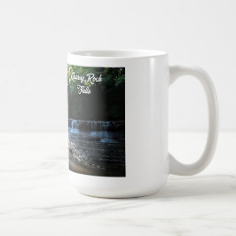 Sonnenaufgang über den Quark Rock Falls Kaffeetasse