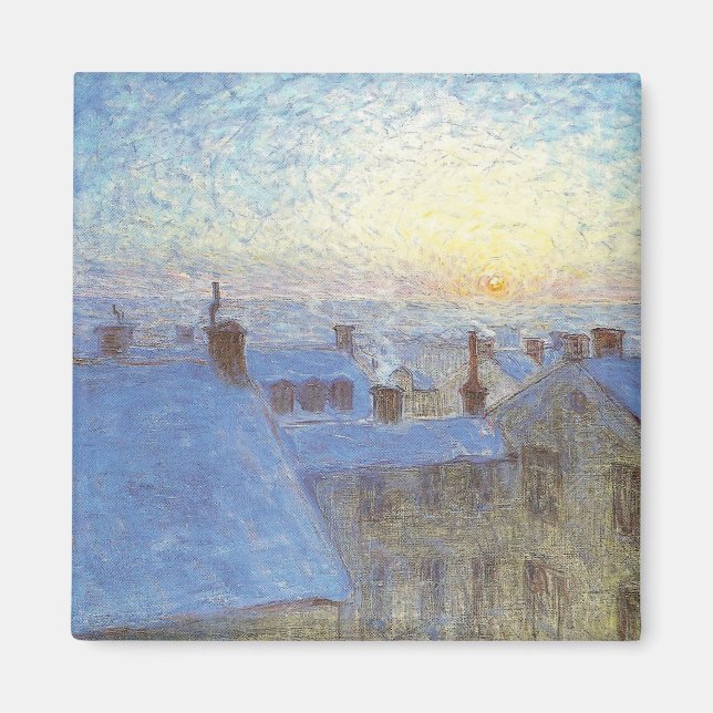 Sonnenaufgang über den Rooftops (von Eugène Jansso Magnet (Vorne)