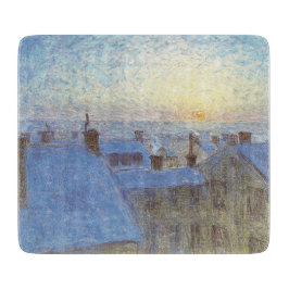 Sonnenaufgang über den Rooftops (von Eugène Jansso Schneidebrett