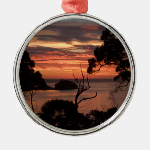 Sonnenaufgang über Freycinet Ornament Aus Metall