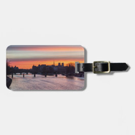 Sonnenaufgang über Ile de la Cite und Notre Dame - Gepäckanhänger