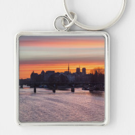 Sonnenaufgang über Ile de la Cite und Notre Dame - Schlüsselanhänger