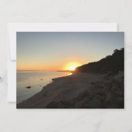 Sonnenaufgang über Long Island Sound Mitteilungskarte