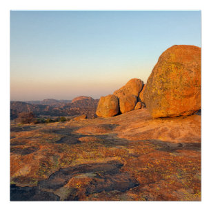 Sonnenaufgang über Matobo Hills Poster