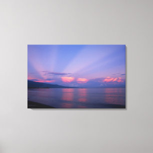 Sonnenaufgang über Meer Leinwanddruck