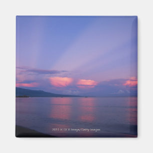 Sonnenaufgang über Meer Magnet