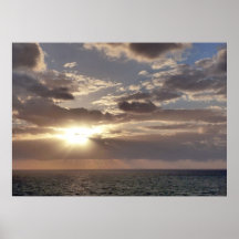 Sonnenaufgang über Ozean II
