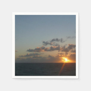 Sonnenaufgang über San Juan I Puerto Rico Serviette