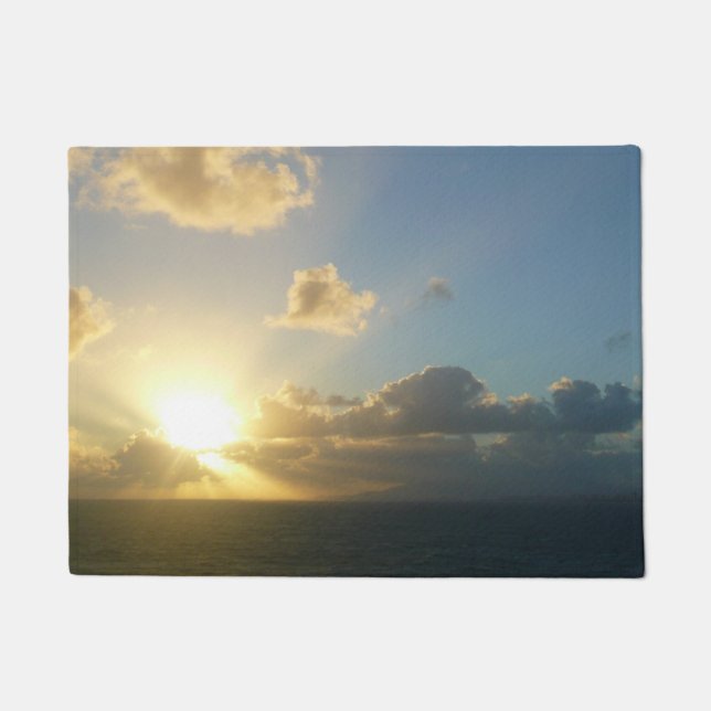 Sonnenaufgang über San Juan II Puerto Rico Fußmatte (Vorderseite)