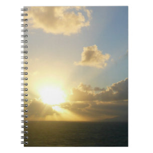 Sonnenaufgang über San Juan II Puerto Rico Notizblock