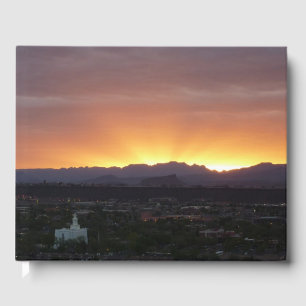 Sonnenaufgang über St. George Utah Landschaft Gästebuch