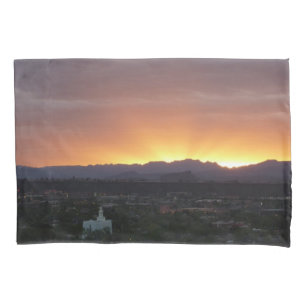 Sonnenaufgang über St. George Utah Landschaft Kissenbezug
