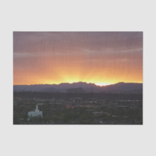Sonnenaufgang über St. George Utah Landschaft Seidenpapier