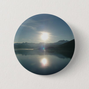 Sonnenaufgang über Uni Fjord Alaska Fotografie Button