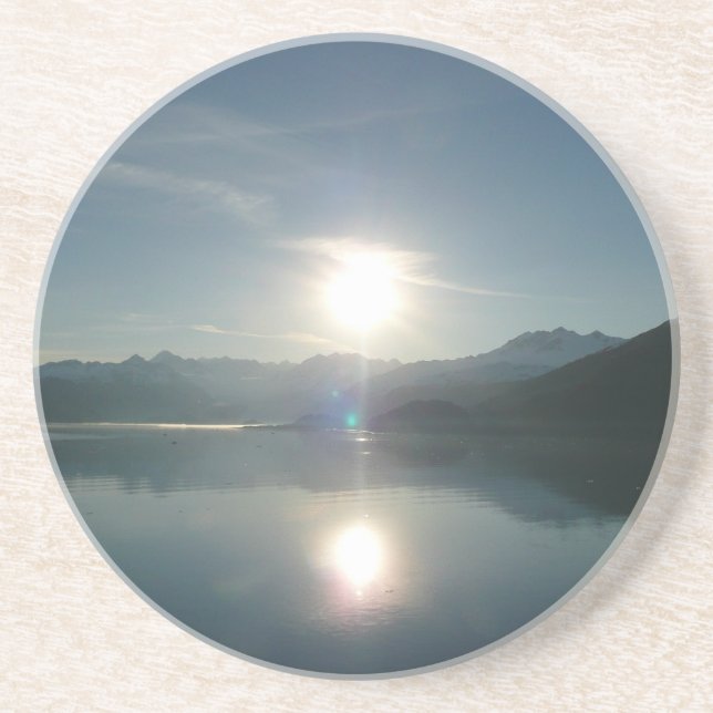 Sonnenaufgang über Uni Fjord Alaska Fotografie Untersetzer (Vorne)