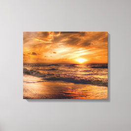 Sonnenaufgang und Seascape Leinwanddruck
