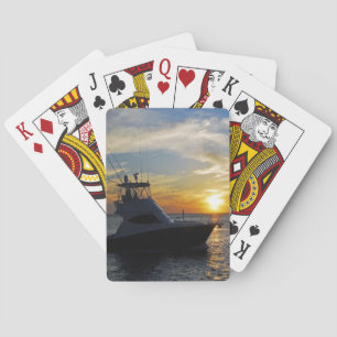 Sonnenaufgang und Sonnenuntergang - Fotos Spielkarten