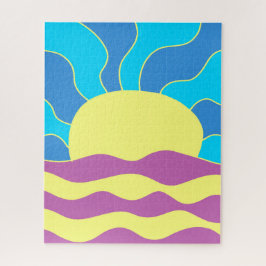 Sonnenaufgang und Wave Abstrakte Kunst