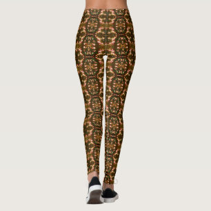 Sonnenaufgang-Weihnachtslicht-gedämpftes Muster 2 Leggings