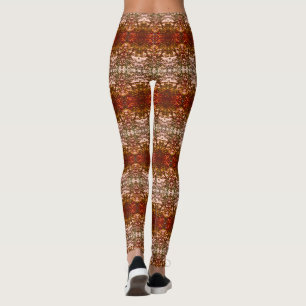 Sonnenaufgang-Weihnachtslicht-vibrierendes Muster Leggings